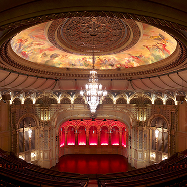Orpheum auditorium from upper balcony