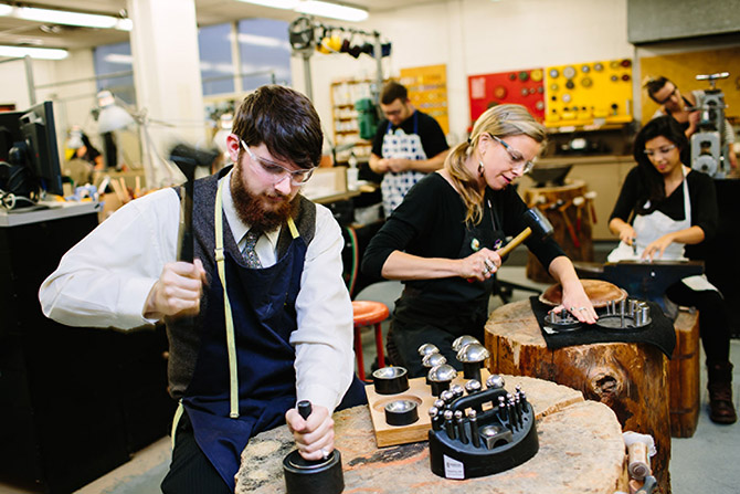 VCC Jewellery students